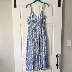 SKIES ARE BLUE Mathilde Midi Dress